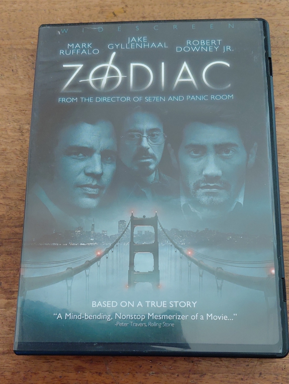 Zodiac DVD Movie Widescreen - Blue Black Cover